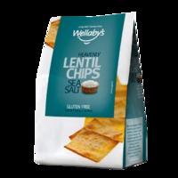 Wellaby\'s Lentil Chips with Sea Salt 140g