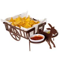 welcome wagon nacho basket and mule condiment caddy