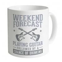 Weekend Forecast Playing Guitar Mug