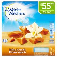 Weight Watchers Toffee & Vanilla Yogurts 4 Pack