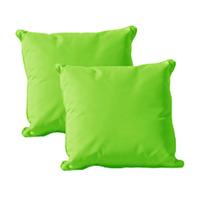 westminster pack of 2 scatter cushions lime