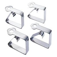 wenko set of 4 stainless steel table cover clips