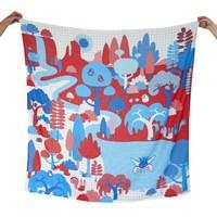 Weegoamigo Printed Muslin Wrap (Woodland)