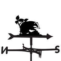 weathervane in badger design medium cottage