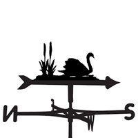 weathervane in swan design medium cottage