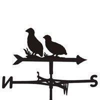 weathervane in partridge bird design medium cottage