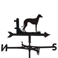 weathervane in sloughi dog design medium cottage