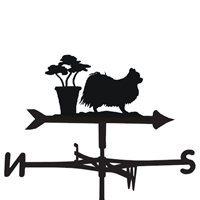 WEATHERVANE in Long Coat Chihuahua Design