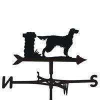 weathervane in gordon setter design medium cottage