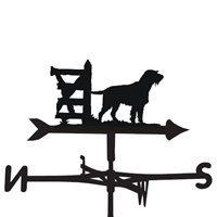 WEATHERVANE in German Wire Pointer Design - Medium (Cottage)