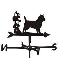 weathervane in cairn dog design medium cottage