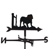 weathervane in bulldog design medium cottage