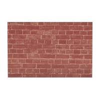 Weathered Red Brick Wallpaper 60 x 43 cm