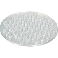 wenko round plastic sink mat transparent crystal 31 cm