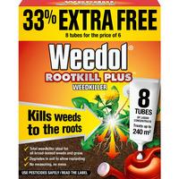 weedol rootkill plus weedkiller 8 tubes