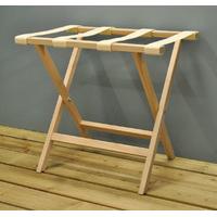 weekend folding luggage rack in beech by garden trading