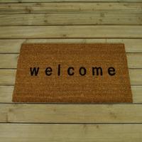 Welcome Design Coir Doormat by Gardman