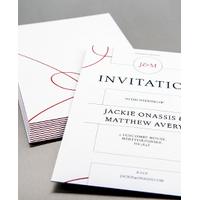 Wedding Invitation Postcards, 10 qty