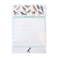 weekly planner british birds