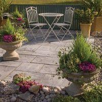 Weathered Grey Ashbourne Mixed Size Paving Pack (L)3150 (W)1800mm