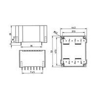 Weiss Elektrotechnik - PCB Mount Transformer 10VA 2 x 238mA