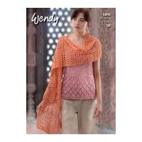 Wendy Ladies Top & Wrap Supreme Knitting Pattern 5892 DK