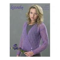 Wendy Ladies Cardigan Air Knitting Pattern 5764 4 Ply