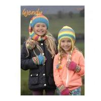 Wendy Childrens Hats & Mittens Mode Knitting Pattern 5760 DK