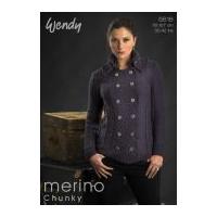 Wendy Ladies Jacket Merino Knitting Pattern 5618 Chunky