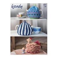 Wendy Home Tea Cosies Merino & Mode Knitting Pattern 5927 DK