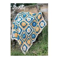 Wendy Home Throw Crochet Pattern 5957 Aran