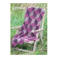 wendy home throw crochet pattern 5958 aran