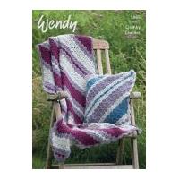 Wendy Home Cushion & Throw Mode, Merino & Serenity Crochet Pattern 5965 Chunky