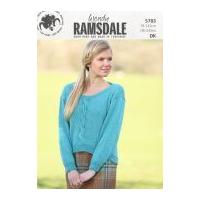 wendy ladies sweater ramsdale knitting pattern 5783 dk