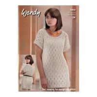 Wendy Ladies Tunic Top Supreme Knitting Pattern 5894 DK