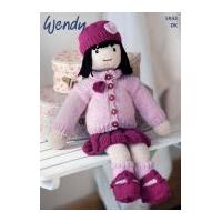 Wendy Doll Toy Merino Knitting Pattern 5933 DK