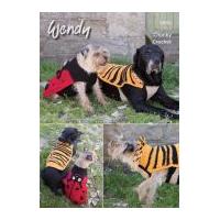 Wendy Tiger & Ladybird Design Dot Coats Merino, Serenity & Mode Knitting Pattern 5855 Chunky