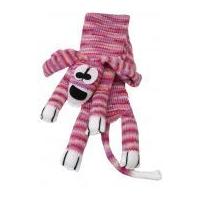 Wendy Four Legged Friend Dog Scarf Knitting Kit Pink