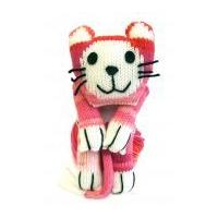 wendy four legged friend cat scarf knitting kit rosie