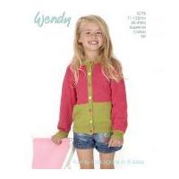 Wendy Girls Cardigan Supreme Knitting Pattern 5778 DK