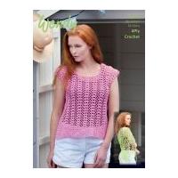 Wendy Ladies Top & Shawl Supreme Crochet Pattern 5976 4 Ply