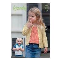 Wendy Childrens Cardigan & Tops Supreme Knitting Pattern 5984 DK