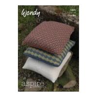 Wendy Home Cushions Aspire Knitting Pattern 5826 Chunky
