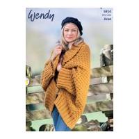 Wendy Ladies Jacket Cairn Knitting Pattern 5914 Aran