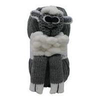 wendy four legged friend sheep scarf knitting kit grey