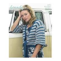 wendy ladies tie front kimono cardigan supreme knitting pattern 5775 c ...