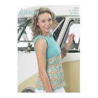 Wendy Ladies Top Supreme Crochet Pattern 5766 DK