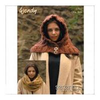 Wendy Ladies Cowl & Hood Serenity Knitting Pattern 5750 Super Chunky