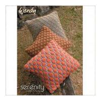 Wendy Home Cushions Serenity Knitting Pattern 5749 Super Chunky