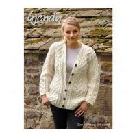 wendy ladies cardigan serenity knitting pattern 5704 aran